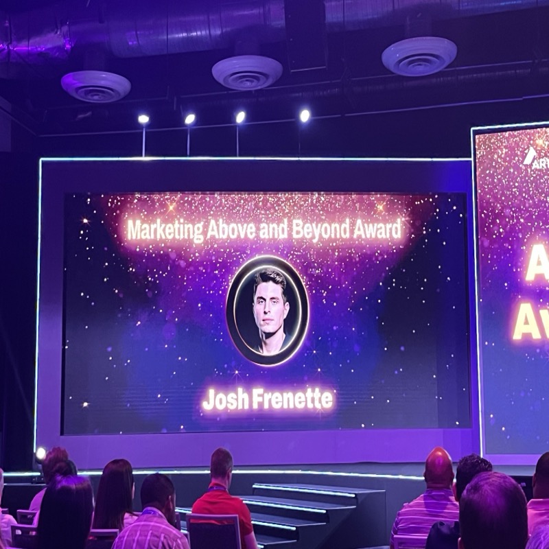 Josh Frenette — Marketing Above and Beyond Award, Armis Connect